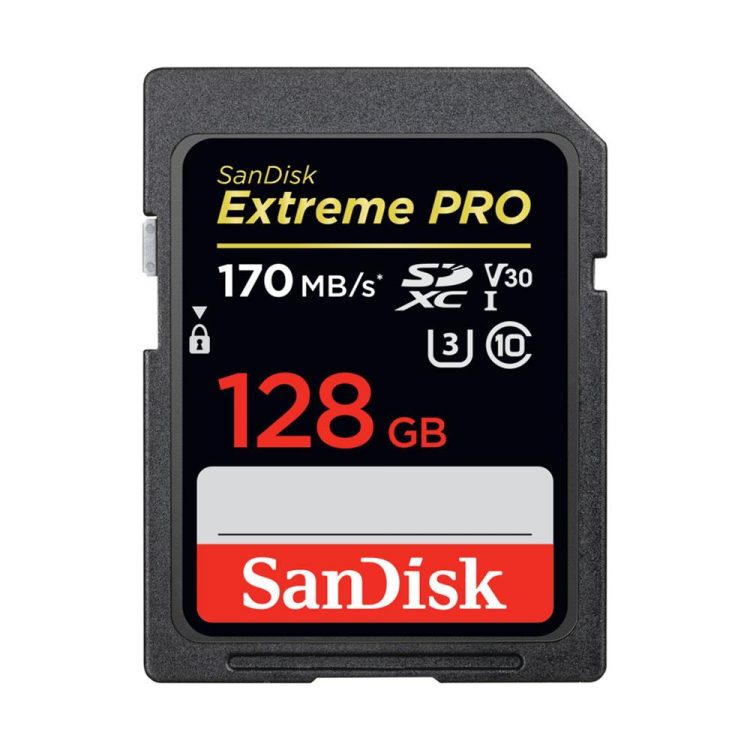 کارت حافظه اس دی سندیسک SD Sandisk 128GB 633X U3 170mb