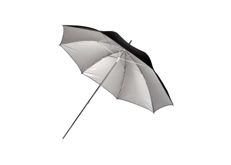 چتر آتلیه‌ای نقره‌ای با قطر 90 سانتی‌متر Hama 6076 Umbrella Silver