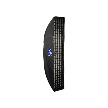 سافت‌باکس واید ۱۳۰ × ۵۰ سانتی‌متری S&S 50x130cm Softbox with Grid
