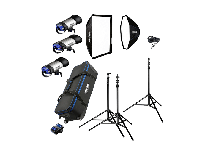 کیت سه شاخه حرفه ای ۵۰۰ ژول هنسل Hensel Integra Plus