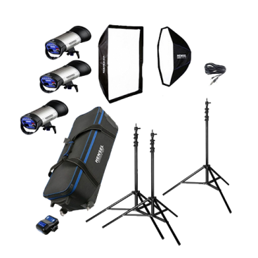 کیت کامل سه شاخه 500 ژول هنسل Hensel Expert D 500