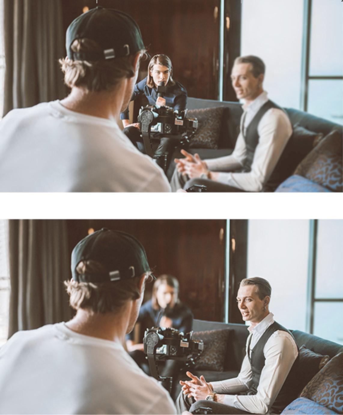 تصویر از نحوه کار با گیمبال دوربین ژیون کرین 2 همراه با موتور فوکوس Zhiyun-Tech Crane-2