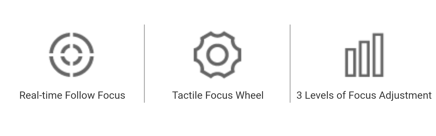 تصویر از تنظیمات گیمبال دوربین ژیون کرین 2 همراه با موتور فوکوس Zhiyun-Tech Crane-2