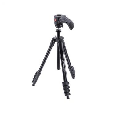سه پایه مانفرتو مدل Manfrotto Compact Action MKCOMPACTACN-BK
