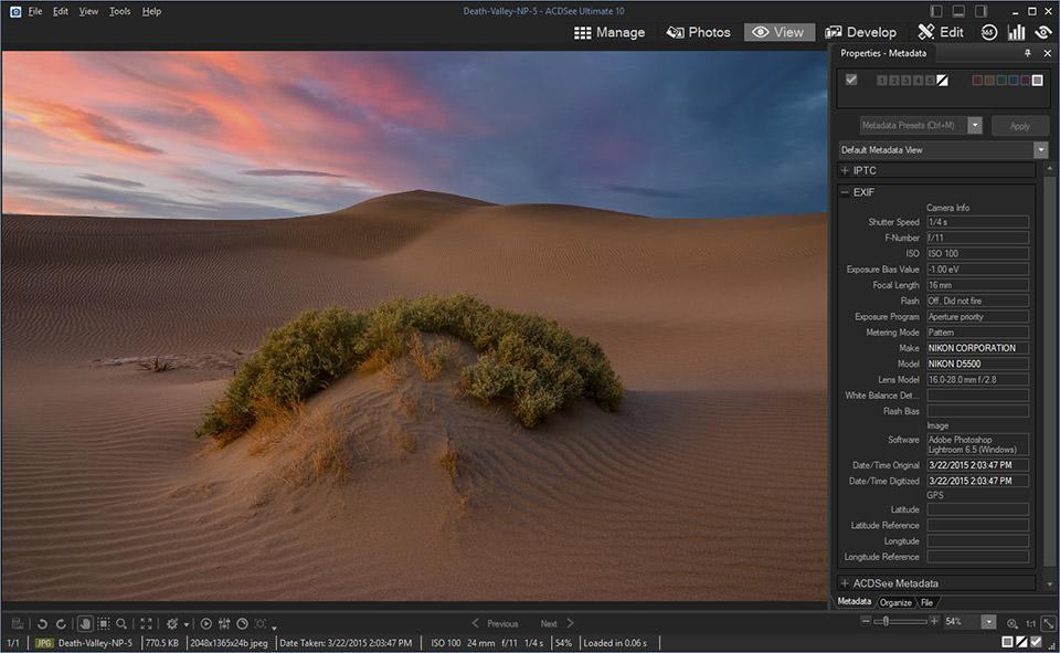 اگزیف عکس دوربین عکاسی