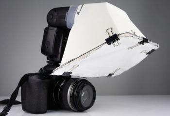 ساخت دیفیوزر فلاش دوربین