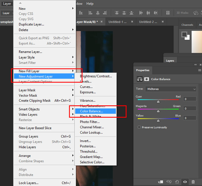 آموزش ویرایش عکس در فتوشاپ