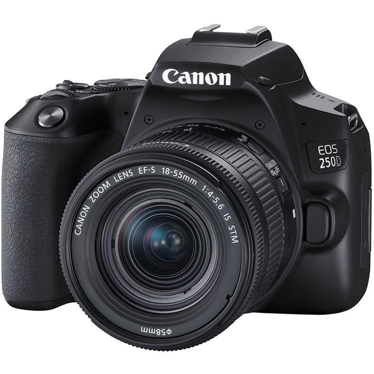 دوربین canon 250D با لنز 18-55 IS STM