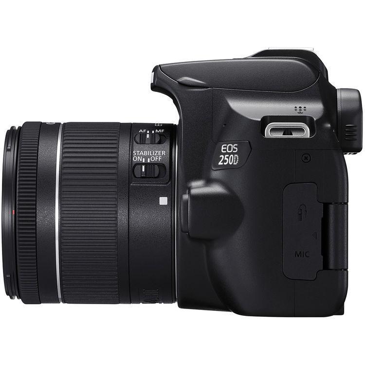 دوربین canon 250D با لنز 18-55 IS STM
