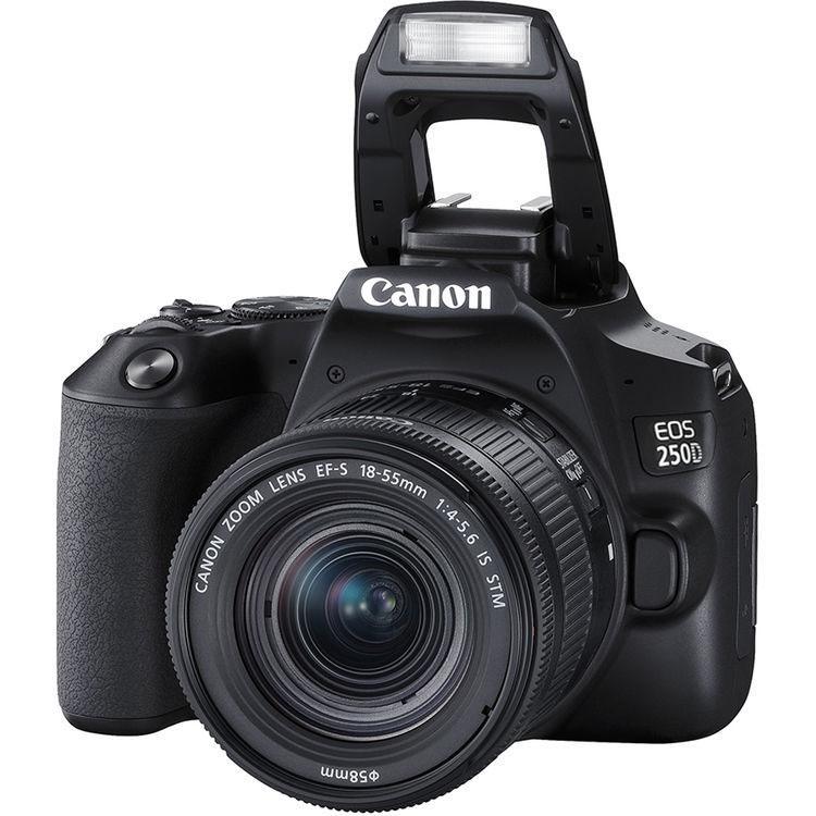 دوربین canon 250D با لنز 18-55 IS STM