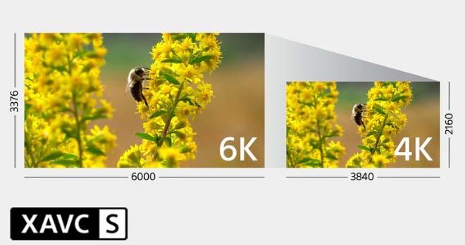 فیلمبرداری سونی آلفا 6500