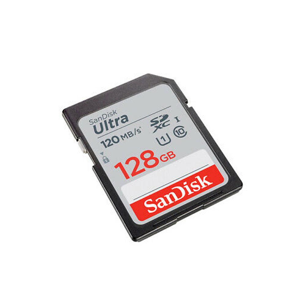 کارت حافظه اس دی سندیسک 128 گیگابایت ultra 120MB
