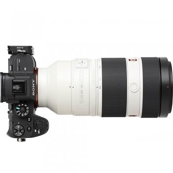 نمای بالایی لنز سونی مدل Sony FE 100-400mm f/4.5-5.6 GM OSS