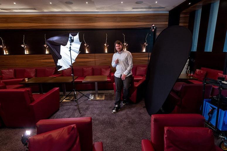 پشت صحنه عکاسی پرتره