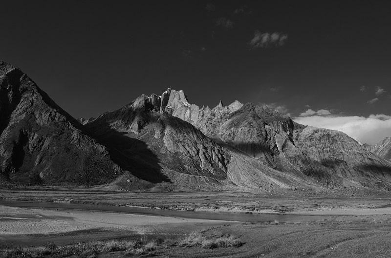 عکس سیاه و سفید طبیعت