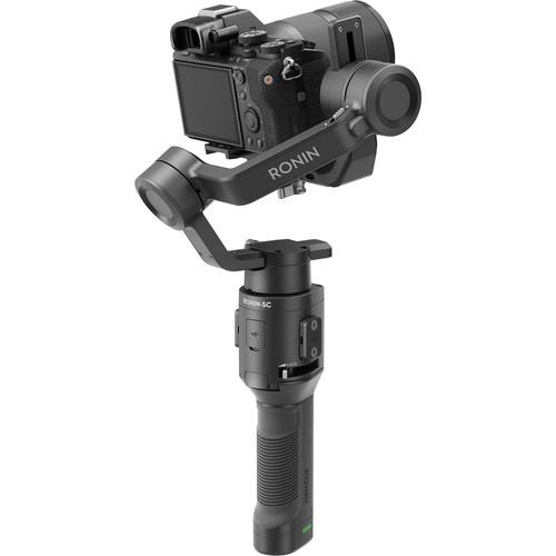 تصویر از نمای پشتی لرزشگیر سینمایی رونین DJI Ronin-SC Gimbal Stabilizer SC 