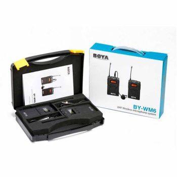 جعبه شارژ میکروفون بویا wm6