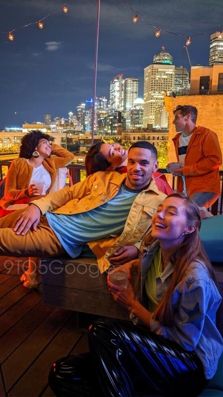 نمونه عکس پیکسل 4 در نور کم