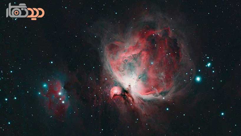 سحابی m42 عکس برداری شده با دوربین نیکون D810