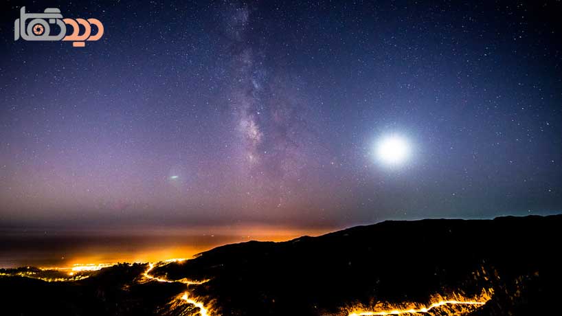 آسمان شب با دوربین نیکون D810