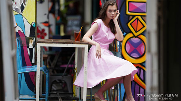 لنز سونی مدل Sony FE 135mm f/1.8 GM Lens