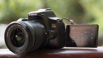 منو دوربین عکاسی کانن Canon 250D