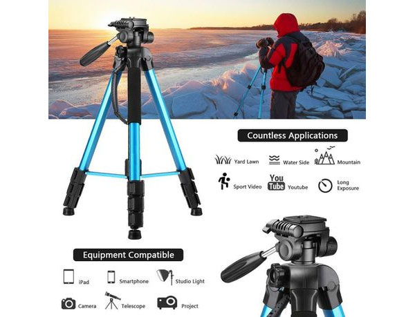 سه پایه دوربین جیماری مدل KP-2254 Blue