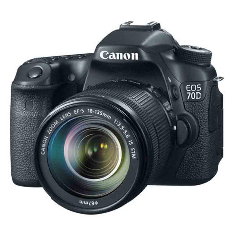 دوربین عکاسی کانن Canon 70D 18-135 کارکرده