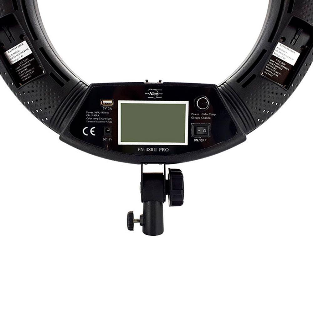 رینگ لایت عکاسی نایس فوتو Fn 480II pro