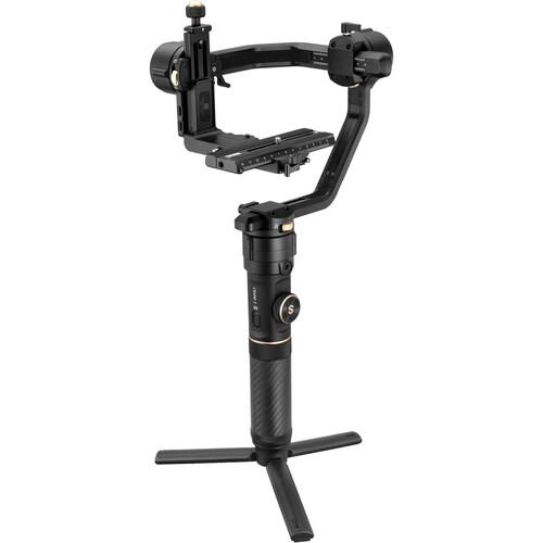 تصویر از نمای ایستاده گیمبال دوربین ژیون کرین 2 اس به همراه هولدر Zhiyun-Tech CRANE 2S With Holder بدون دوربین