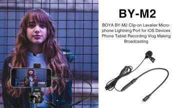 میکروفون یقه ای بویا مدل BY-M2 مناسب فیلم برداری