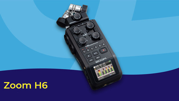 ویس رکوردر زوم Zoom H6 Black 2020 Version
