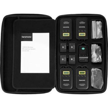 جعبه نگهدارنده میکروفن بی سیم سارامونیک 3TX+RX