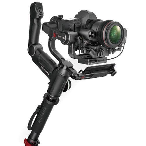 تصویر از گیمبال دوربین ژیون کرین کریتور Zhiyun CRANE 3 Creator و دوربین سوار شده بر ان