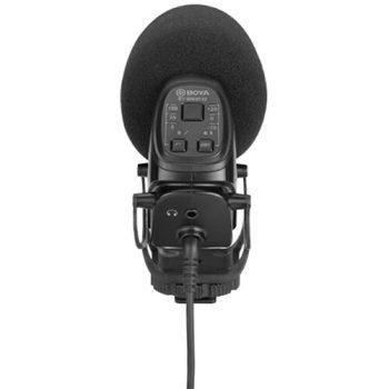  دکمه های کنترلی میکروفون شات گان بویا مدل BY-BM3032