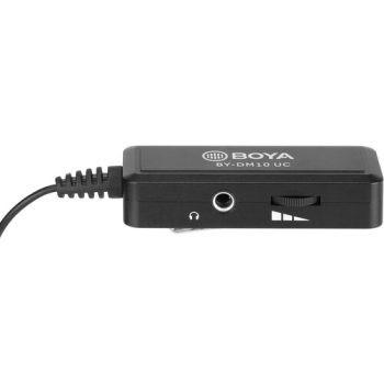 جک هدفون میکروفون یقه ای بویا مدل BY-DM10 UC