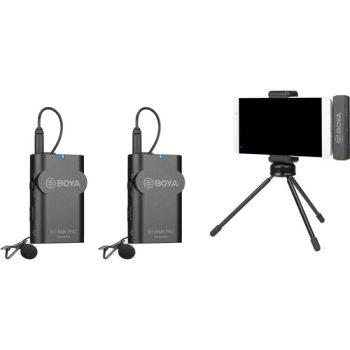 میکروفون بی سیم بویا مدل BY-WM4 Pro-K4 قابل اتصال به گوشی