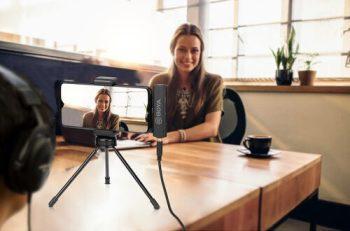 میکروفون بی سیم بویا مدل BY-WM4 Pro-K6 مناسب تولید محتوا