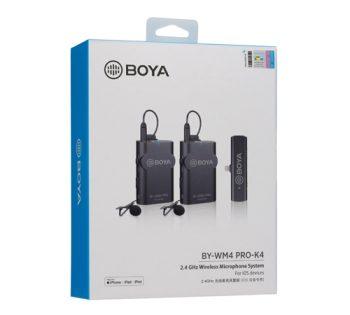 بسته بندی میکروفون بی سیم بویا مدل BY-WM4 Pro-K4