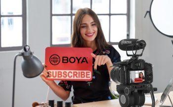 میکروفن شات گان بویا مدل BY-BM2021 برای بلاگرها