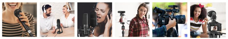 تولید محتوا با میکروفن بویا مدل BY-SM80