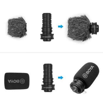 میکروفن موبایل بویا مدل BY-DM100 با جک USB-C