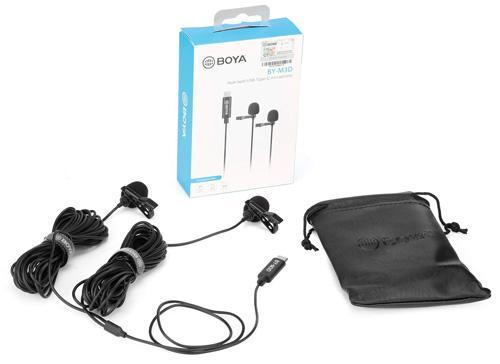 لوازم جانبی میکروفون یقه ای بویا مدل BY-M3D