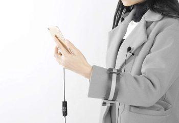 کاربری راحت میکروفون یقه ای بویا مدل BY-DM1