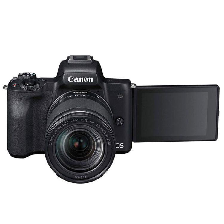 دوربین عکاسی بدون آینه کانن M50 با لنز 150-18