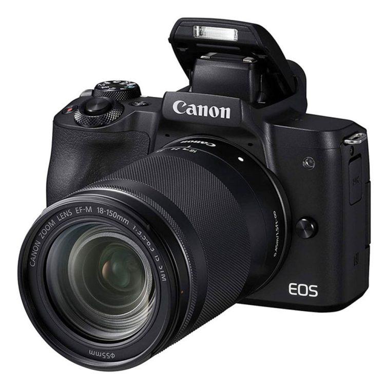 دوربین عکاسی بدون آینه کانن M50 با لنز 150-18