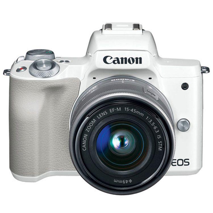 دوربین عکاسی بدون آینه کانن M50 با لنز 45-15
