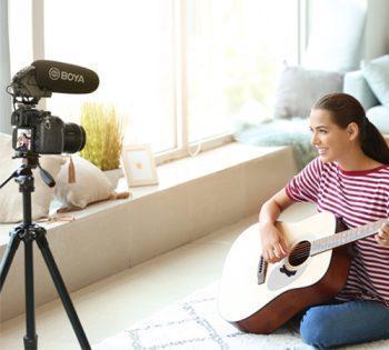 میکروفون شات گان بویا مدل BY-BM3032 مناسب ضبط موسیقی