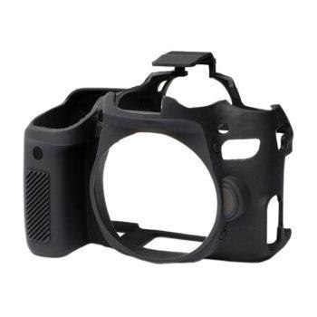 محافظ و کاور سیلیکونی دوربین ایزی کاور کانن 77D مشکی