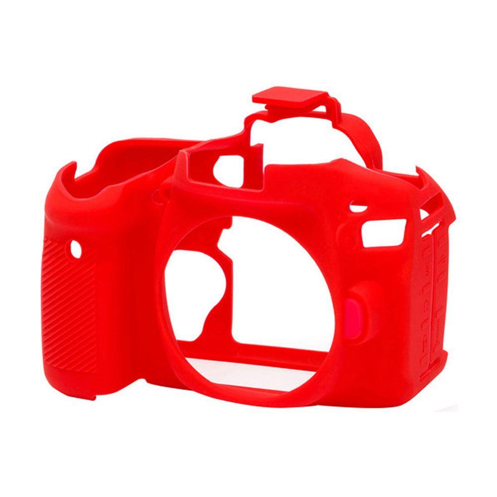 کاور سیلیکونی دوربین کانن 80D مدل ایزی کاور قرمز